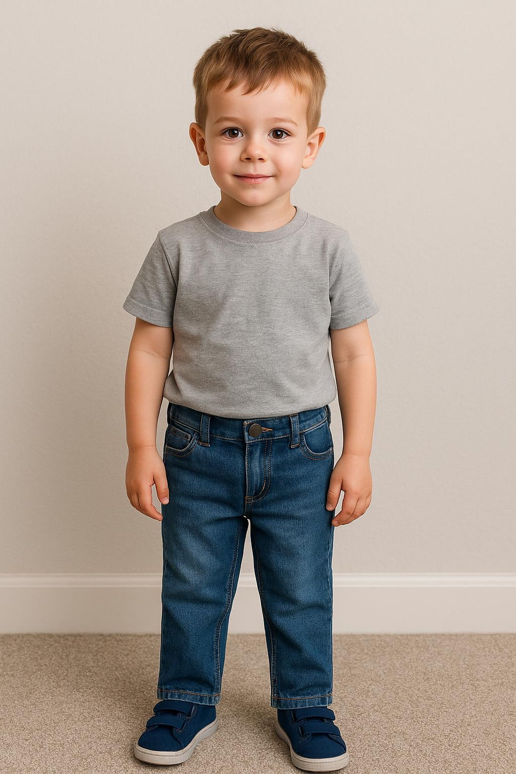Adjustable Waist Stretch Jeans – Toddler Boys