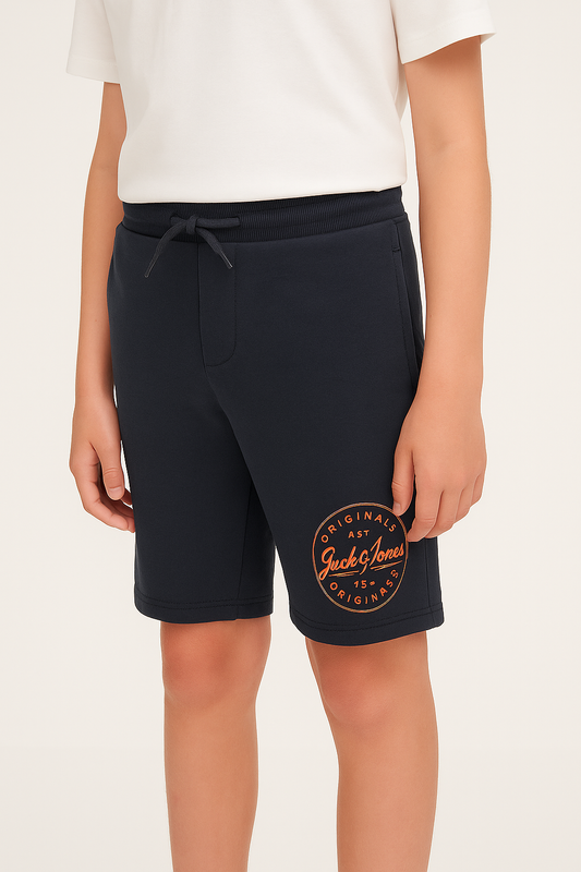 Jack & Jones Originals Logo Shorts – Navy Blue