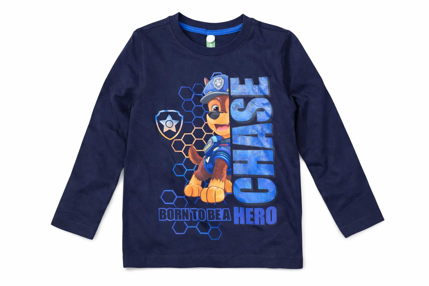Nickelodeon PAW Patrol Boys Long Sleeve Shirt – Chase, Marshall & Rubble Designs