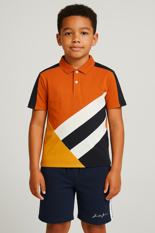 Color block Polo Shirt