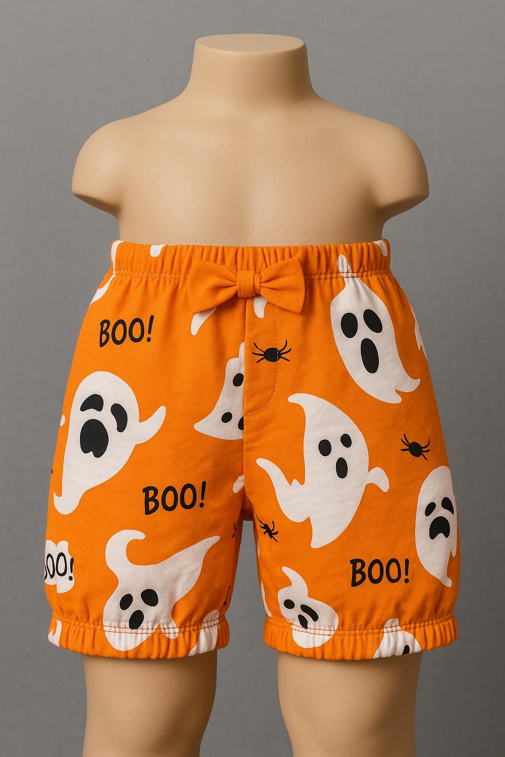 Girls’ “BOO!” Halloween Two-Piece Set