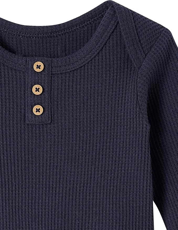 VERTBAUDET Long Sleeve Honeycomb Bodysuits