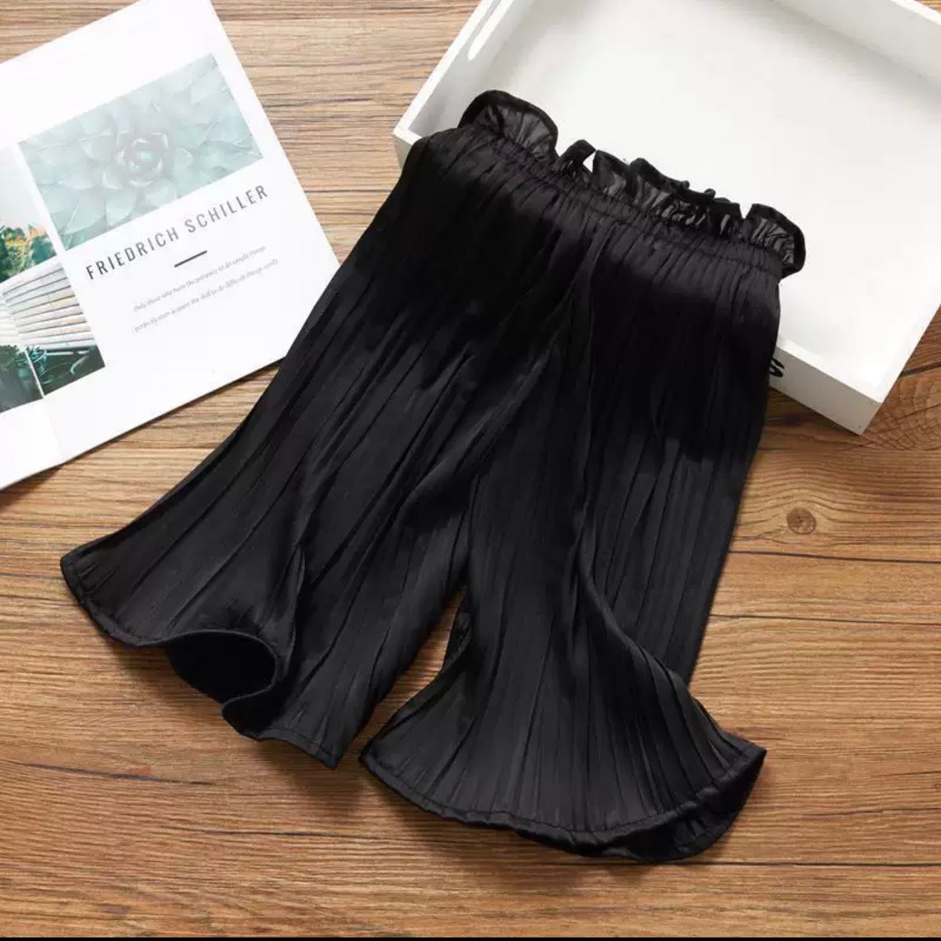 Girls' Wide Leg Pants 2026 New Children's Wear Girls' Children's Nine-point Anti-mosquito Pants Girls' Pants Summer Casual Pants for Large Children Culottes Spring