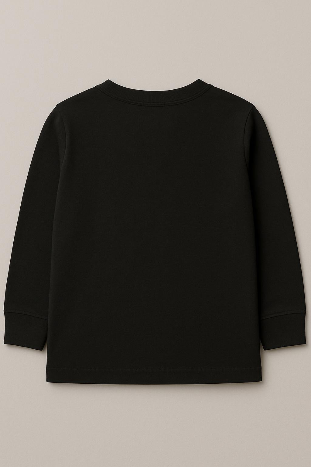 WACKADOO Long Sleeve Tee – Black | Kids Bluey Character Shirt