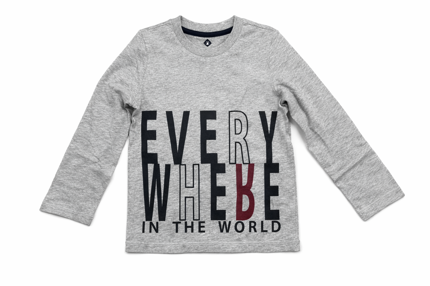 Everywhere in the World Kids Long Sleeve T-Shirt summer spring