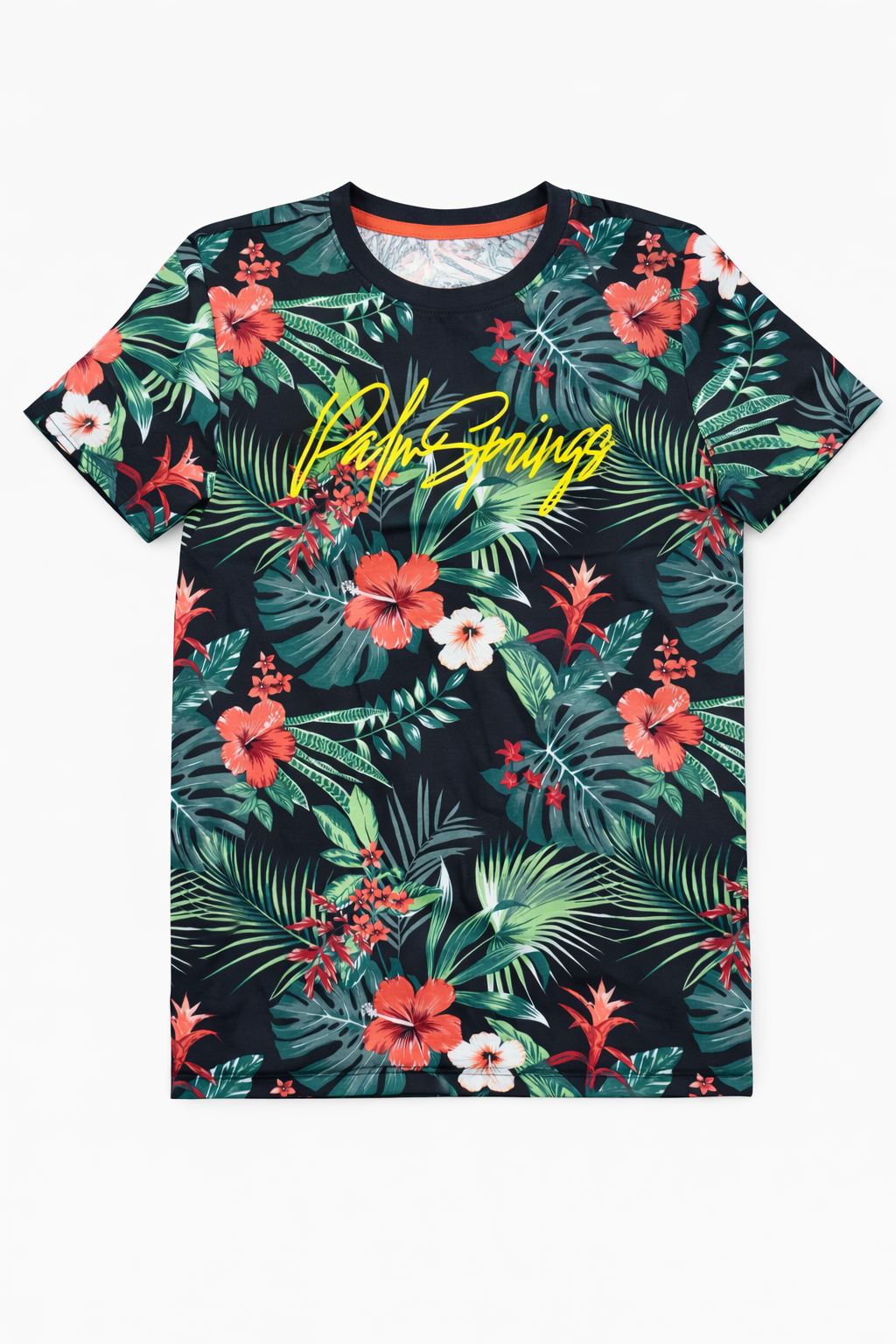 Palm Springs Kids T-Shirt 2-Pack – Green & Tropical Print