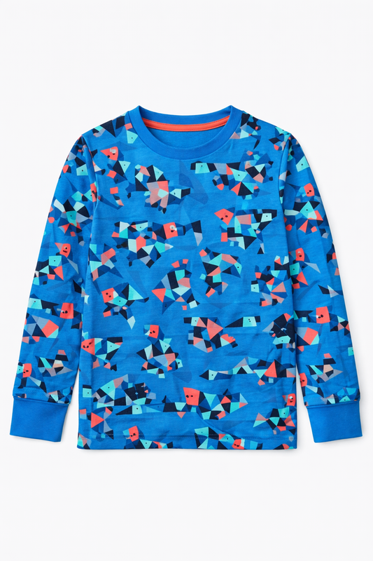 Palomino Kids Dinosaur Long Sleeve Tops – Blue Prints
