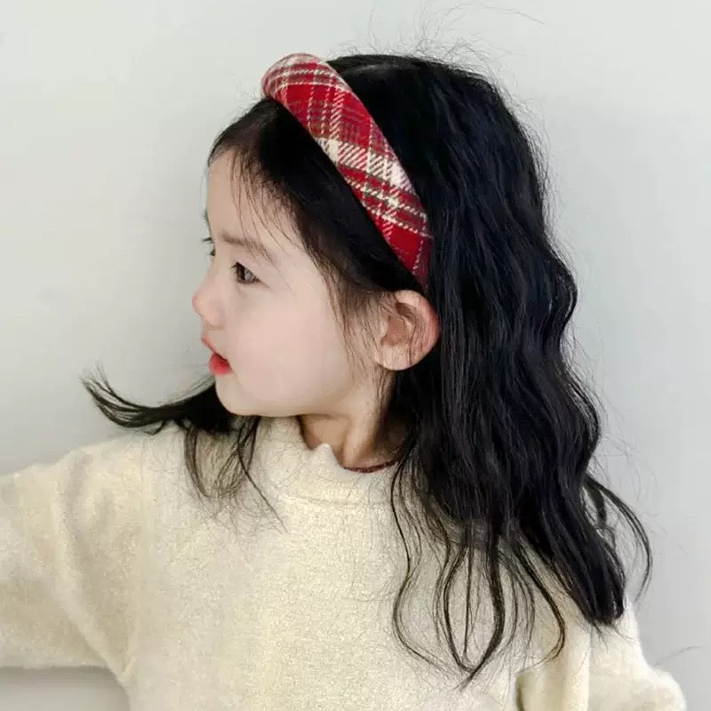 Children's New Year Red Headband 2026 New Style Non-Tightening Hairband for Little Girls Versatile Hairpin Hair Accessory Hair Tie Handmade