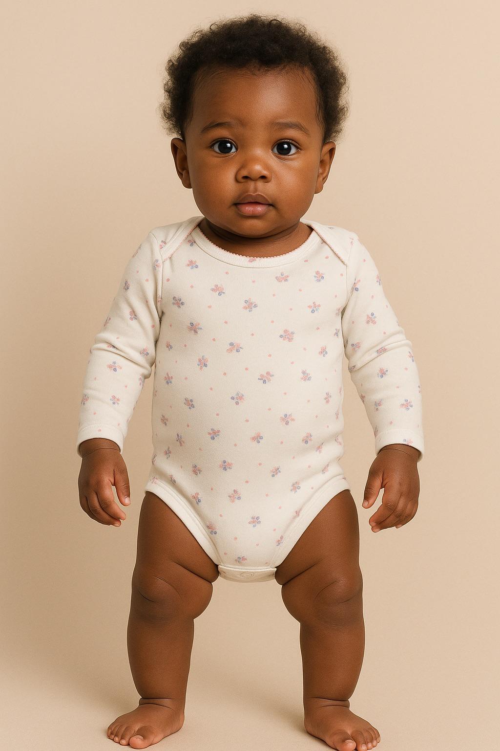 Floral Long Sleeve Bodysuit