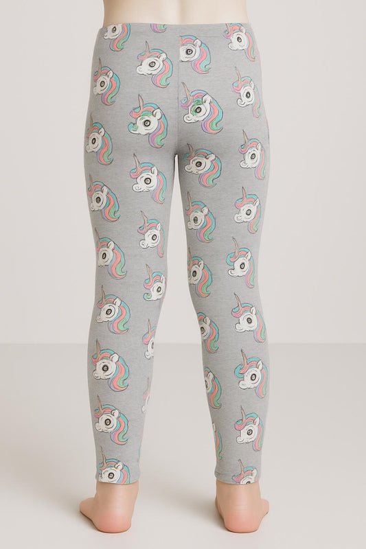 H&M Grey Unicorn Leggings